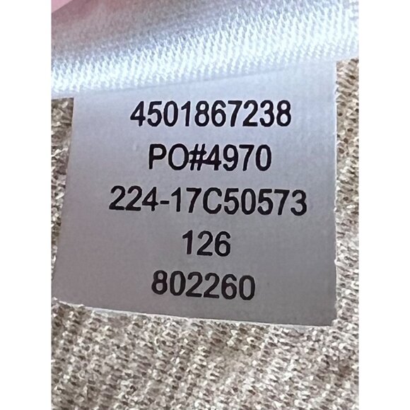 Chico's Size 2 US L-12 Beige Textured Jacquard Jacket Business Preppy Minimalist - Picture 5 of 16